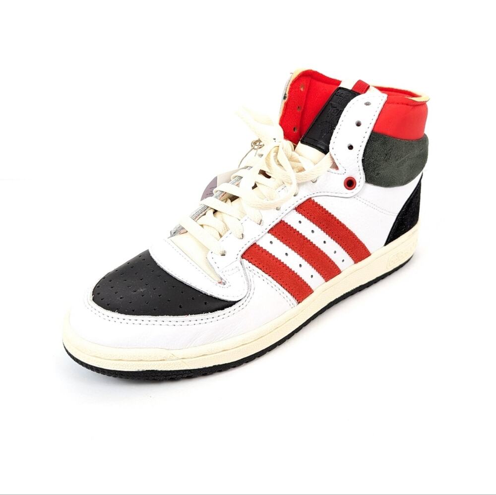 Adidas Top Ten RB Sneakers 10.5 Red White High Top Basketball NWT